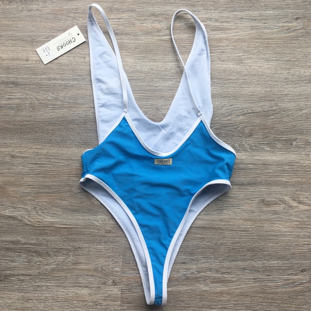 Chooks blue one piece